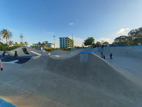 A skatepark near the seafront in Hulhumalé