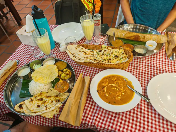 A meal shared during a stay in Da Nang