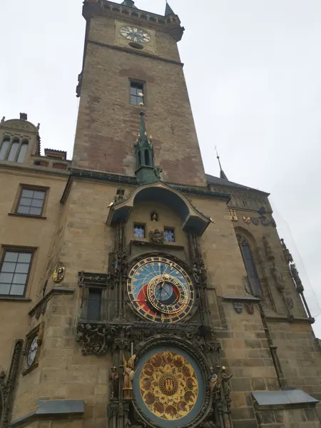The astronomical clock on Prague’s Old Town Hall