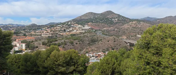 A hillside panorama in the Málaga area